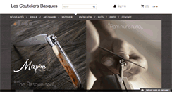 Desktop Screenshot of couteaux-basques.com